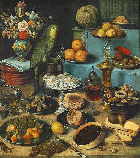 Georg Flegel Still-life with Parrot